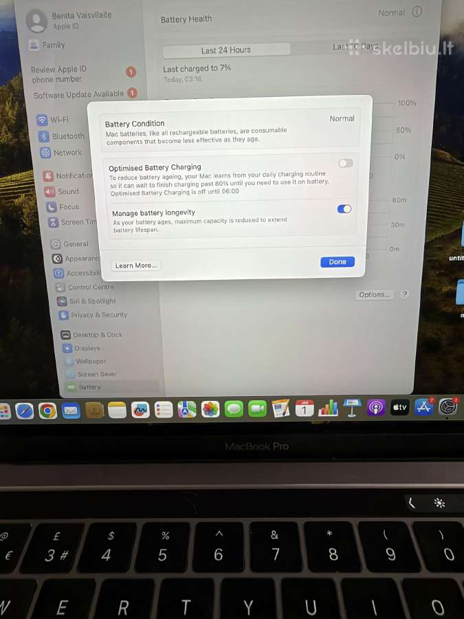 MacBook Pro 13 2019 - nuotraukos Nr. 3