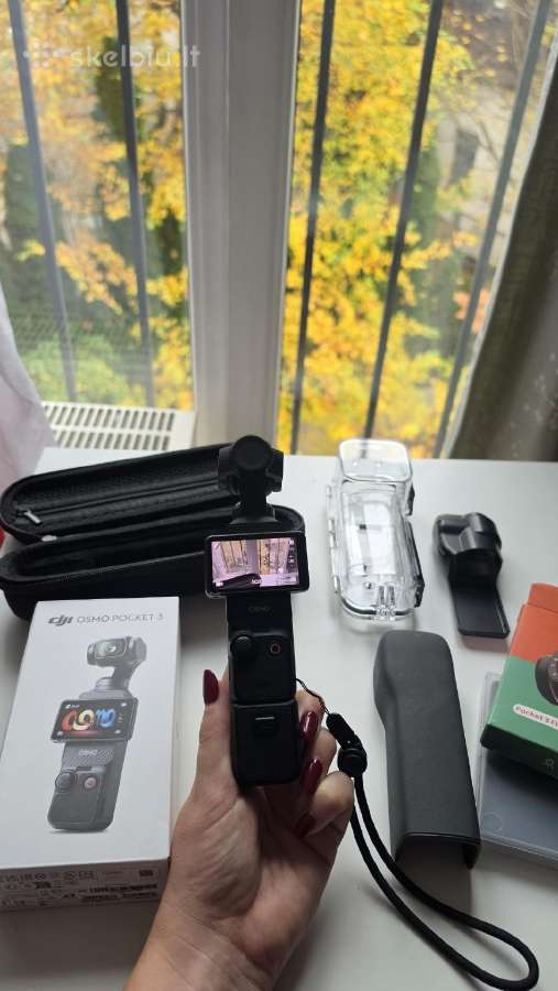 Dji Osmo Pocket 3 kamerą su priedais - nuotraukos Nr. 4