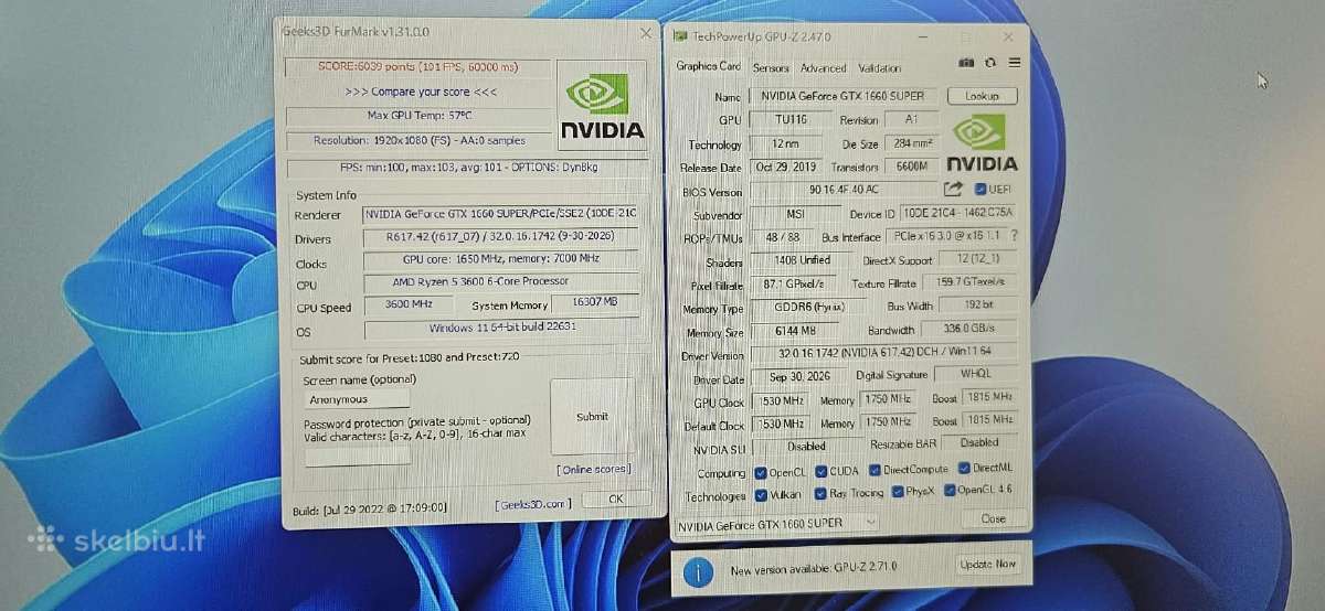 Žaidimo kompiuteriai Ryzen 5/ Gtx 1660s/ Gtx 1080 - nuotraukos Nr. 7