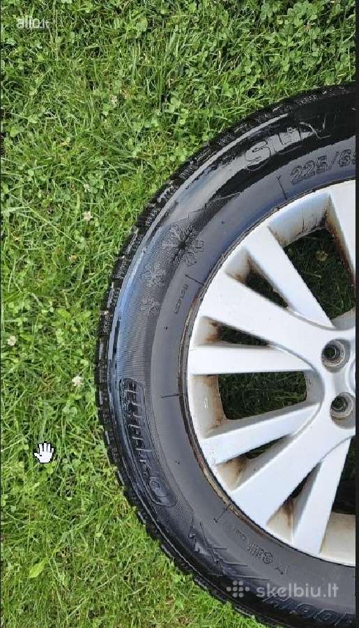 Originalūs Mazda R17 ratankiai su Sava žieminėmis - nuotraukos Nr. 2