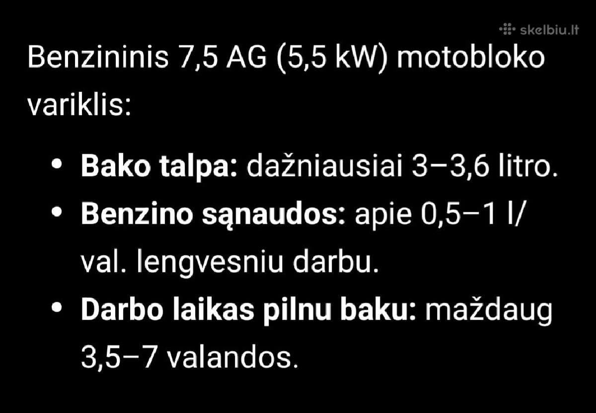 Malku skaldykle benzinine - nuotraukos Nr. 15