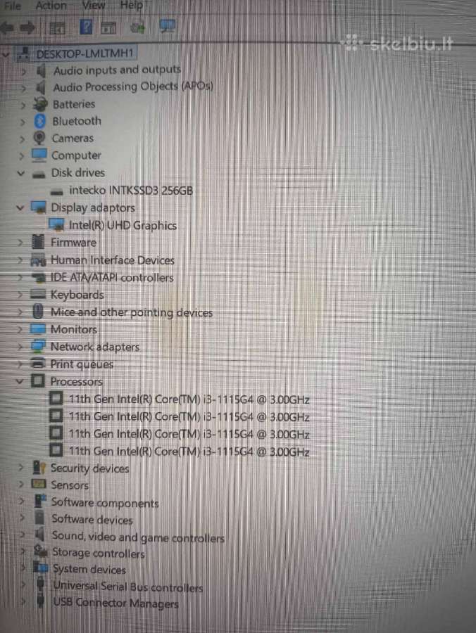 Latitude 15.6 Fhd Ips i3-1115g4 16/256gb 22% - nuotraukos Nr. 5