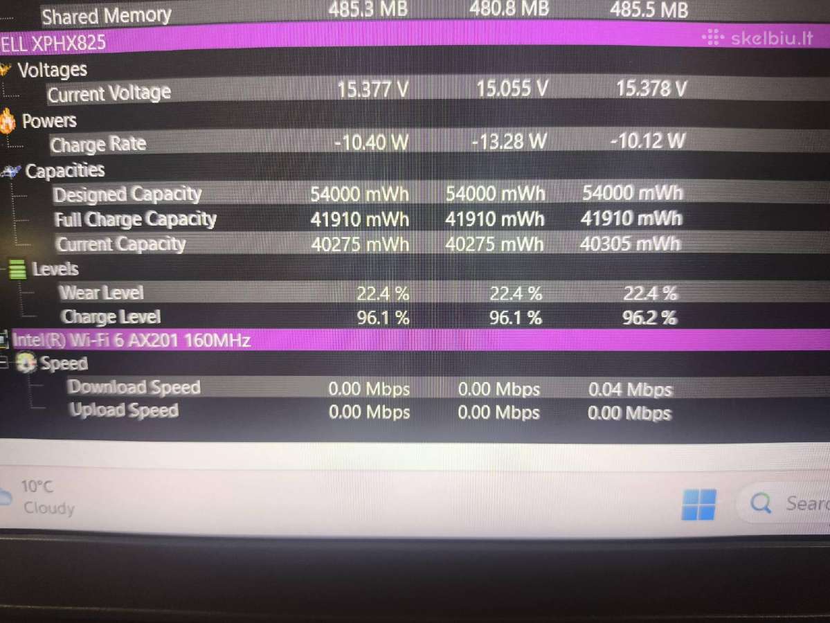 Latitude 15.6 Fhd Ips i3-1115g4 16/256gb 22% - nuotraukos Nr. 6