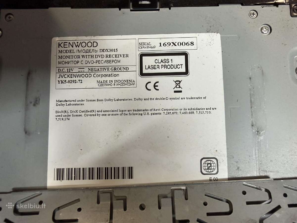 Kenwood Ddx3015 - nuotraukos Nr. 8