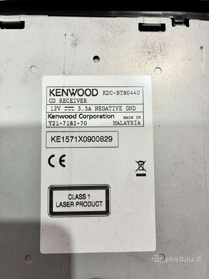 Kenwood Kdc-bt8044u - nuotraukos Nr. 2