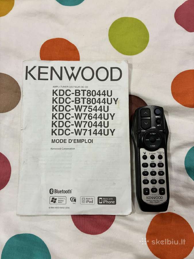 Kenwood Kdc-bt8044u - nuotraukos Nr. 4