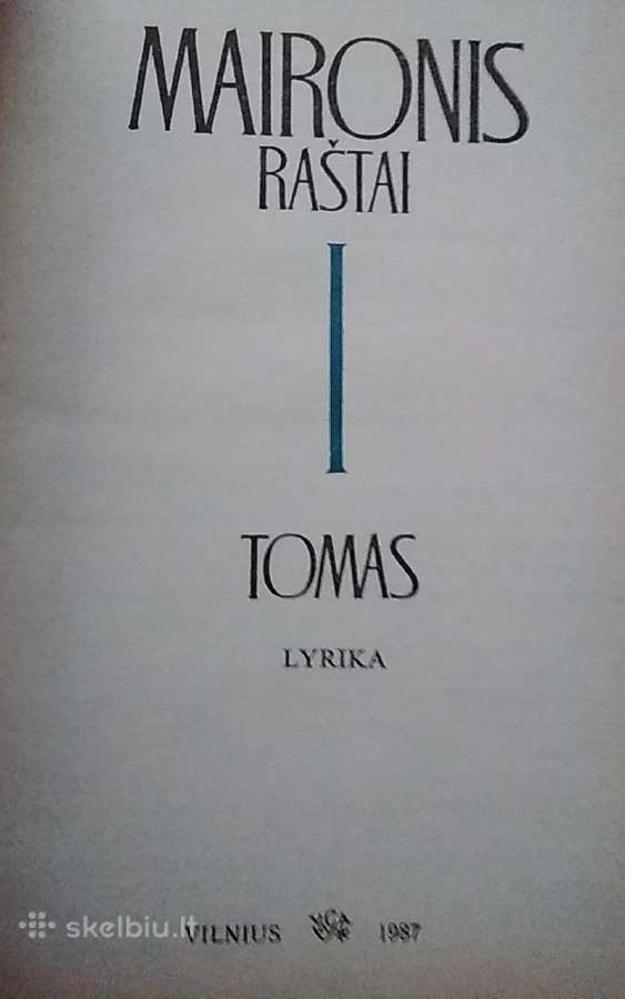 Maironis Raštai (3 tomai) - nuotraukos Nr. 2