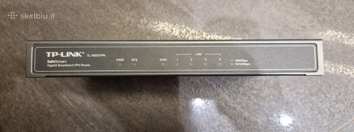 Router (maršrutizatorius) Tp-link Tl-r600vpn - nuotraukos Nr. 3