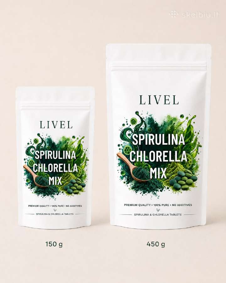 Spirulina ir chlorella tabletės -40% - nuotraukos Nr. 4