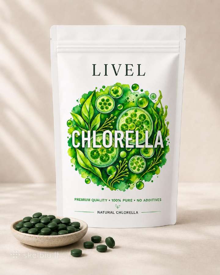 Spirulina ir chlorella tabletės -40% - nuotraukos Nr. 5