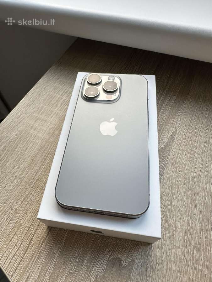 Apple iPhone 15 Pro 128gb Natural Titanium - nuotraukos Nr. 4