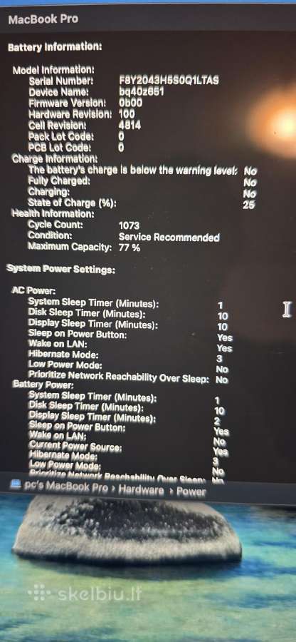 MacBook pro 14 m1 16gb 512gb - nuotraukos Nr. 5