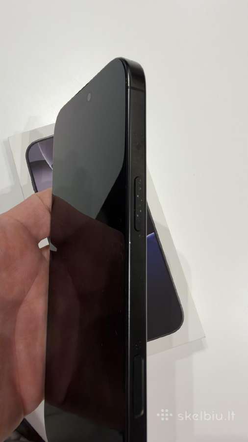 Apple iPhone 16 Pro Max 256gb Black Titanium - nuotraukos Nr. 3