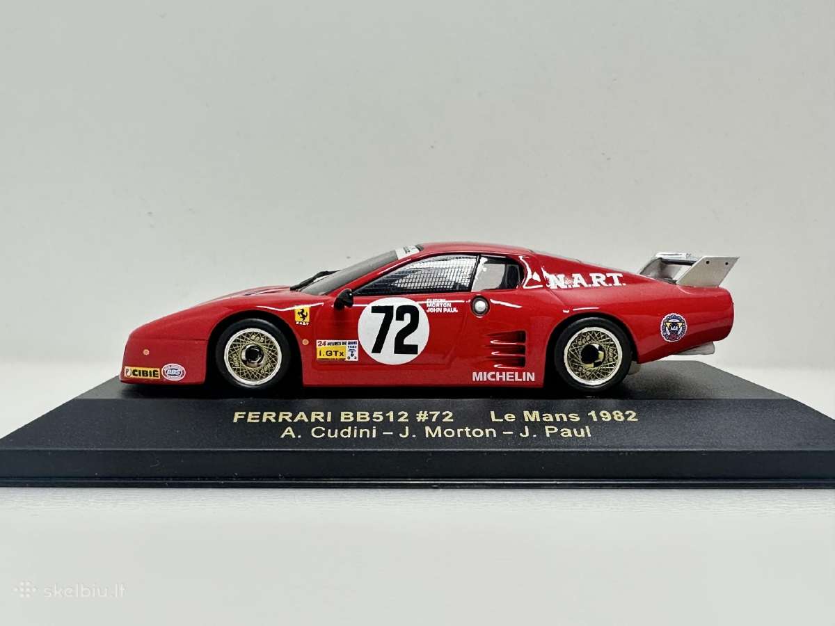 Ferrari 512bb Nart Le Mans 24h 1982 #72 1:43 - nuotraukos Nr. 6
