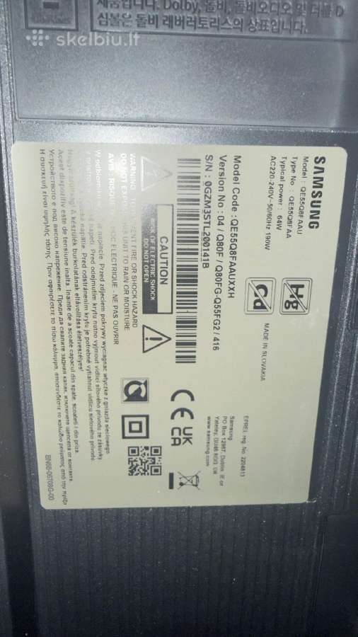 Samsung televizorius su soundbar ir bass - nuotraukos Nr. 4