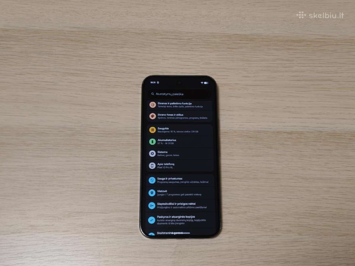 Google Pixel 10 Pro XL 256gb - nuotraukos Nr. 10