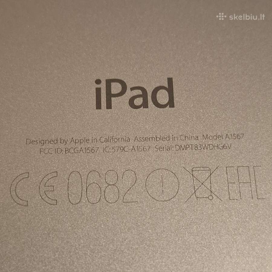 iPad Air 2 32gb WiFi+sim - nuotraukos Nr. 4