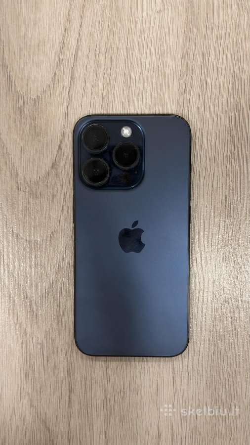 iPhone 15 Pro Blue Titanium - nuotraukos Nr. 2