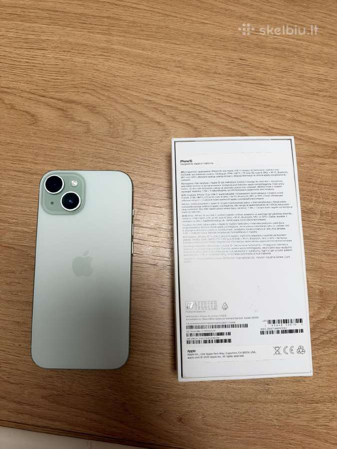 Apple iPhone 15 green 128 - nuotraukos Nr. 2