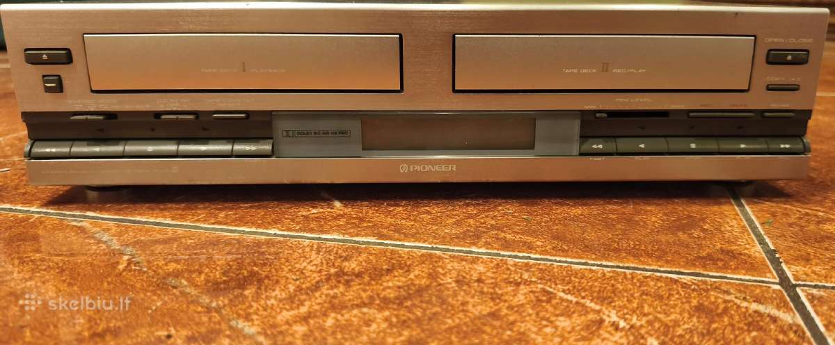 Pioneer Stereo Double Cassette deck T-j7 - nuotraukos Nr. 2