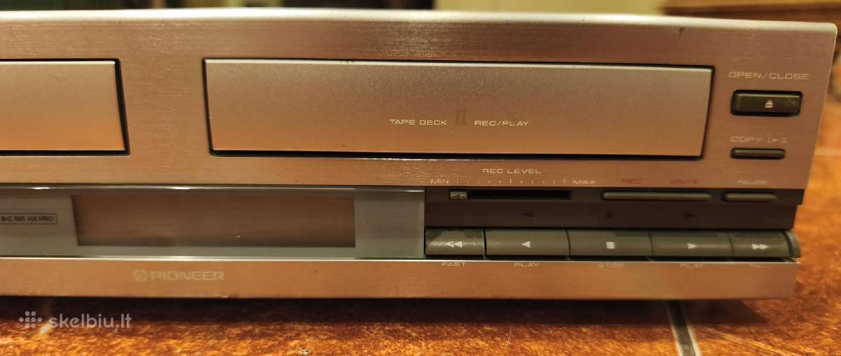 Pioneer Stereo Double Cassette deck T-j7 - nuotraukos Nr. 5