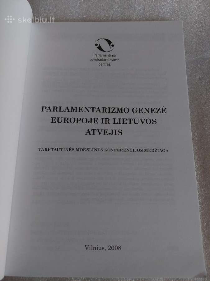Parlamentarizmo genezė Europoje ir Lietuvos atveji - nuotraukos Nr. 2