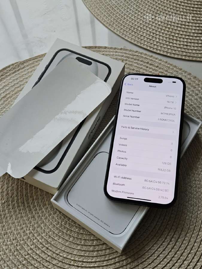 Puikios būklės šeimos iPhone 15, komplektas - nuotraukos Nr. 3