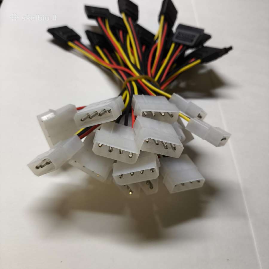Molex to Sata maitinimo kabelis / adapteris - nuotraukos Nr. 2