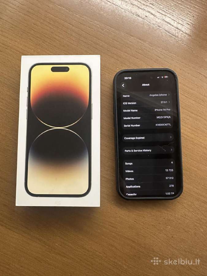 iPhone 14 pro 1t - nuotraukos Nr. 3