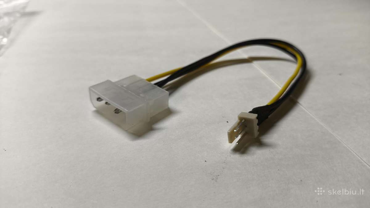 Molex į 3-pin ventiliatoriaus maitinimo adapteris - nuotraukos Nr. 2