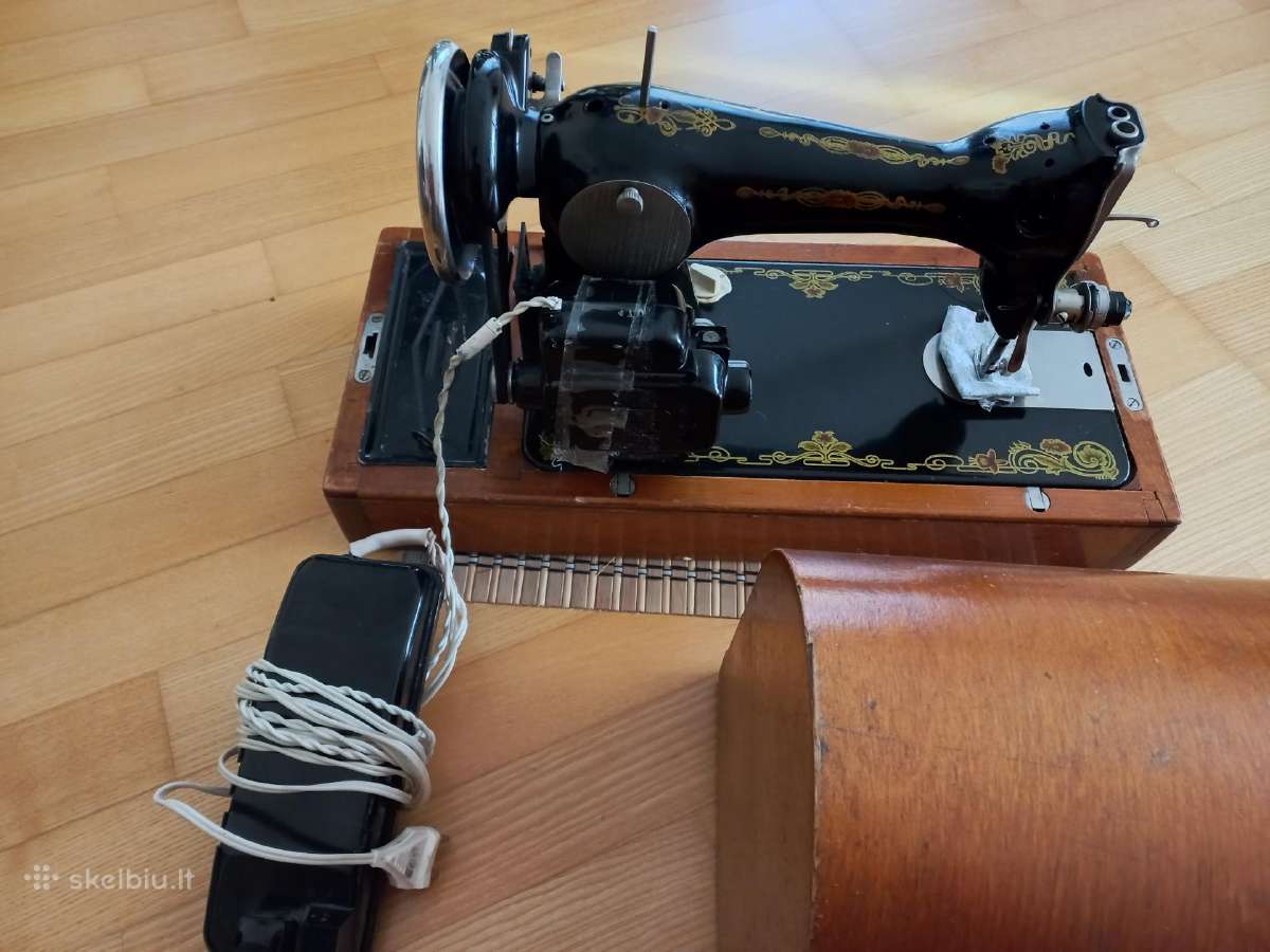 Siuvimo mašina Podolsk su elektriniu varikliu - nuotraukos Nr. 2