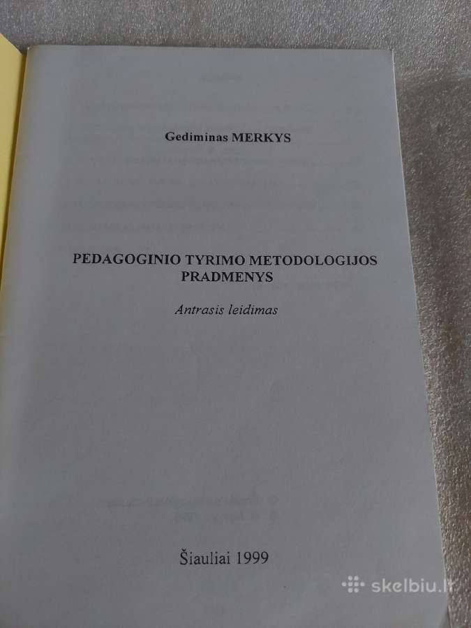 Pedagoginio tyrimo metodologijos pradmenys - nuotraukos Nr. 2