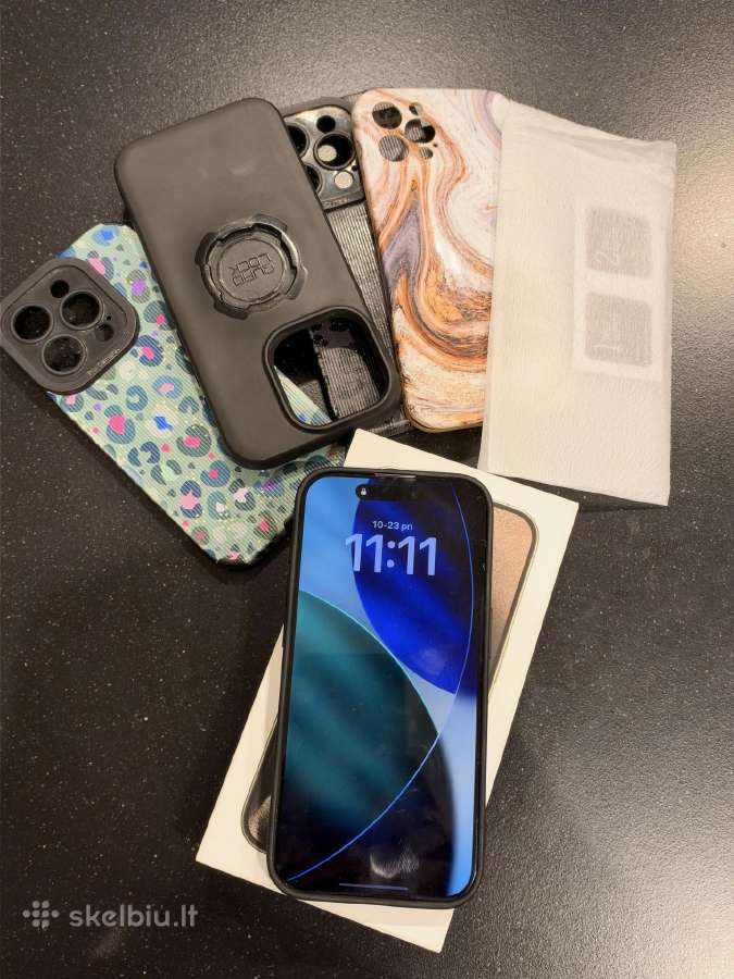 Parduodamas iPhone 15 Pro (256 GB) - nuotraukos Nr. 7