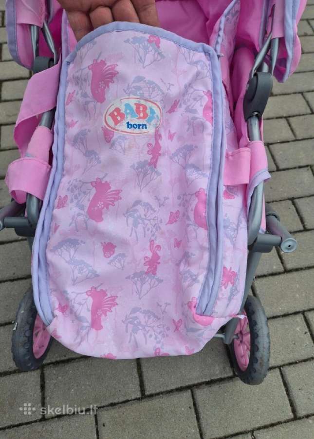 Originalus baby born lėlių vežimėlis - nuotraukos Nr. 3