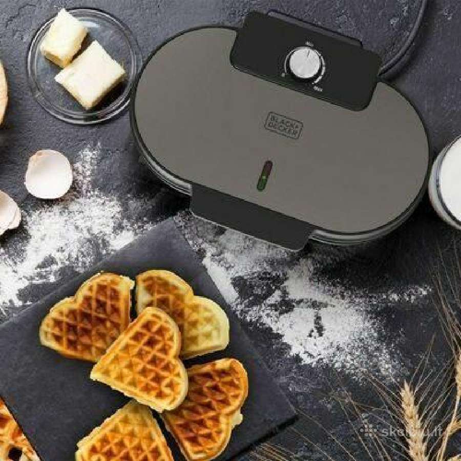 Black+decker vaflių keptuvė - nuotraukos Nr. 3
