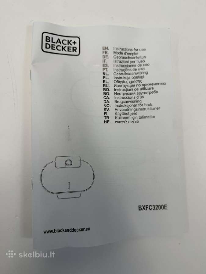 Black+decker vaflių keptuvė - nuotraukos Nr. 10