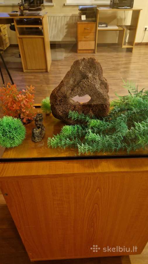 Naujas akvariumas 70litrų- 55€. - nuotraukos Nr. 4