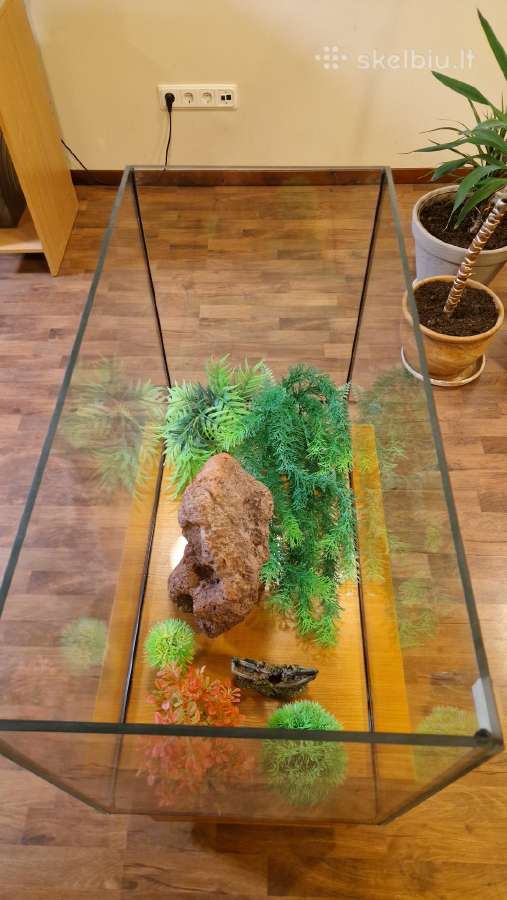 Naujas akvariumas 70litrų- 55€. - nuotraukos Nr. 6