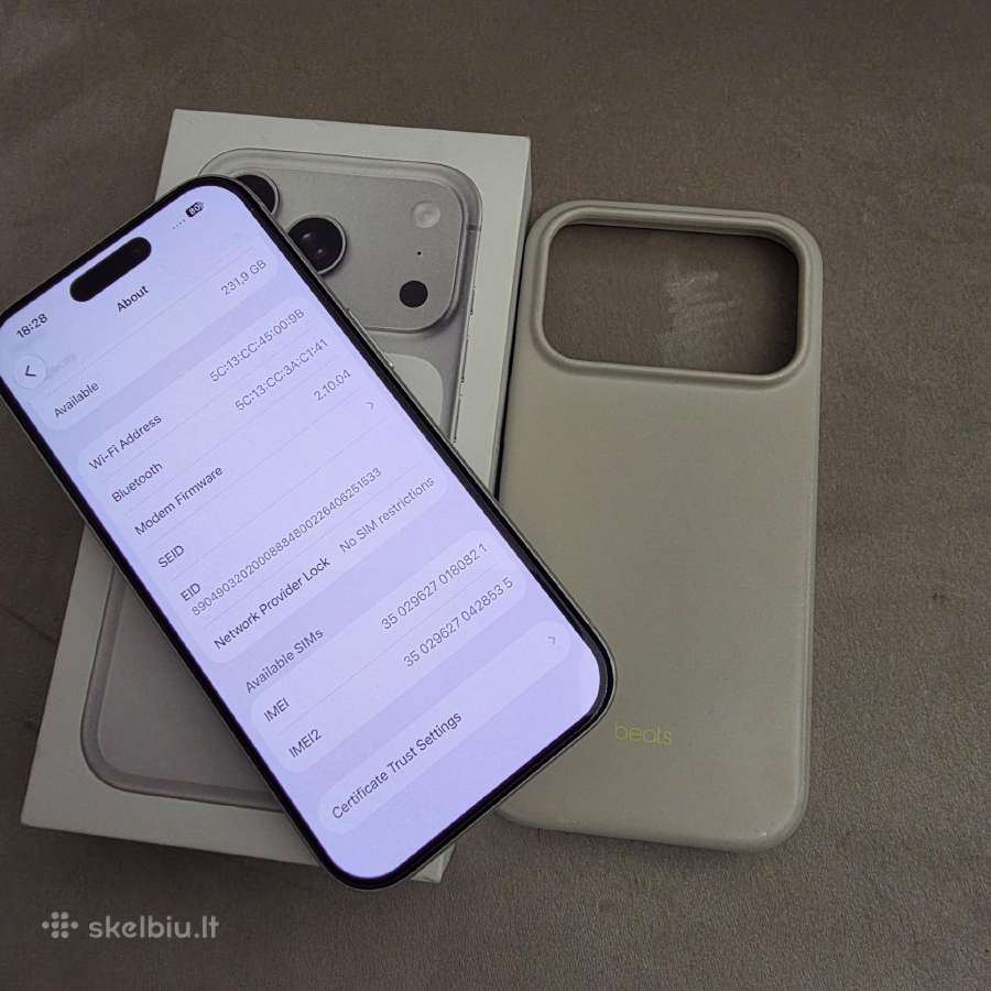 Parduodu Apple 17 Pro - nuotraukos Nr. 9