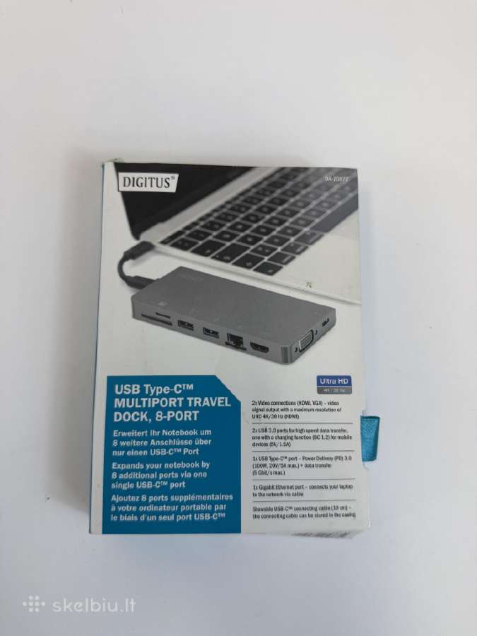 Digitus Da-70877, 8 jungčių Usb-c dokavimo stotelė - nuotraukos Nr. 6