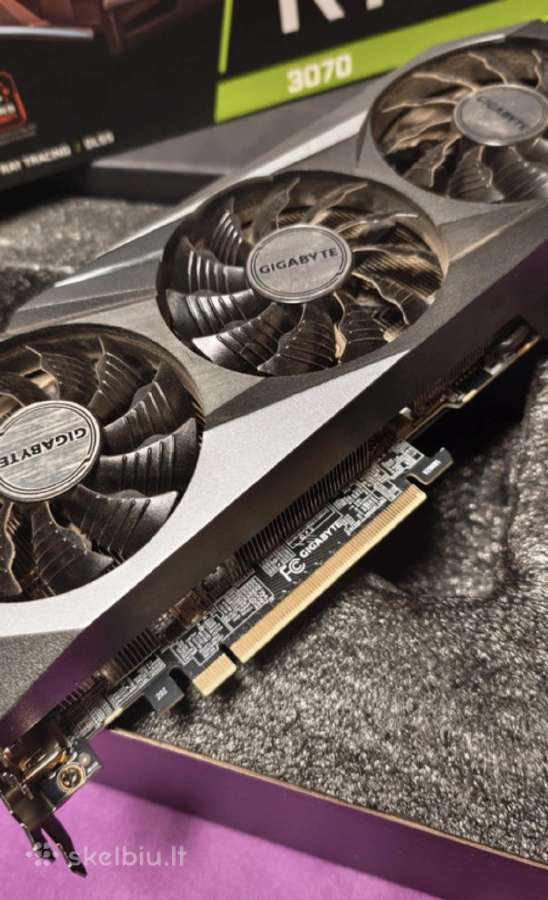 Parduodu Gigabyte Geforce Rtx 3070 8gb - nuotraukos Nr. 6