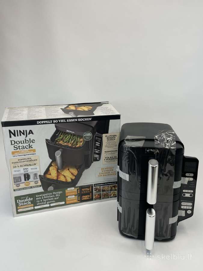Ninja Double Stack oro gruzdintuvė - nuotraukos Nr. 4