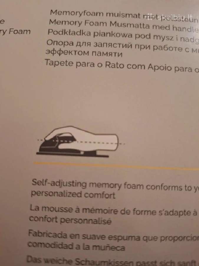Naujas pelės kilimėlis Fellowes Memory - nuotraukos Nr. 4