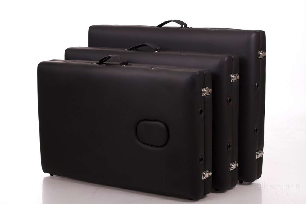 Sulankstomas masažo stalas Restpro® Alu 2 (L) Blac - nuotraukos Nr. 4