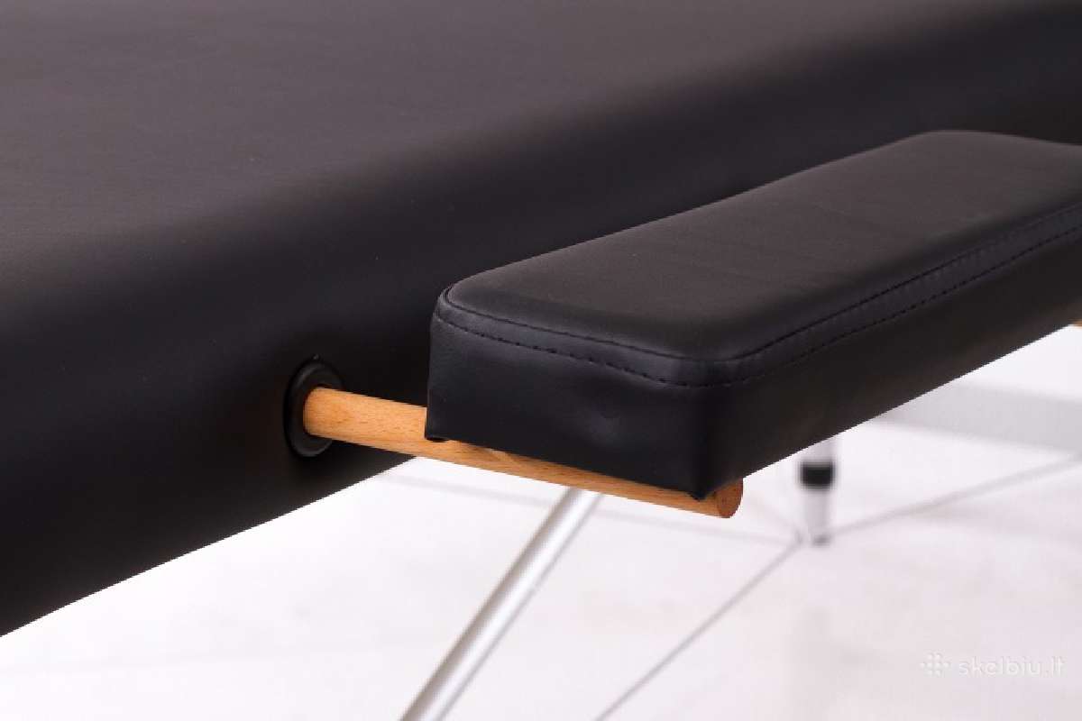 Sulankstomas masažo stalas Restpro® Alu 2 (L) Blac - nuotraukos Nr. 8