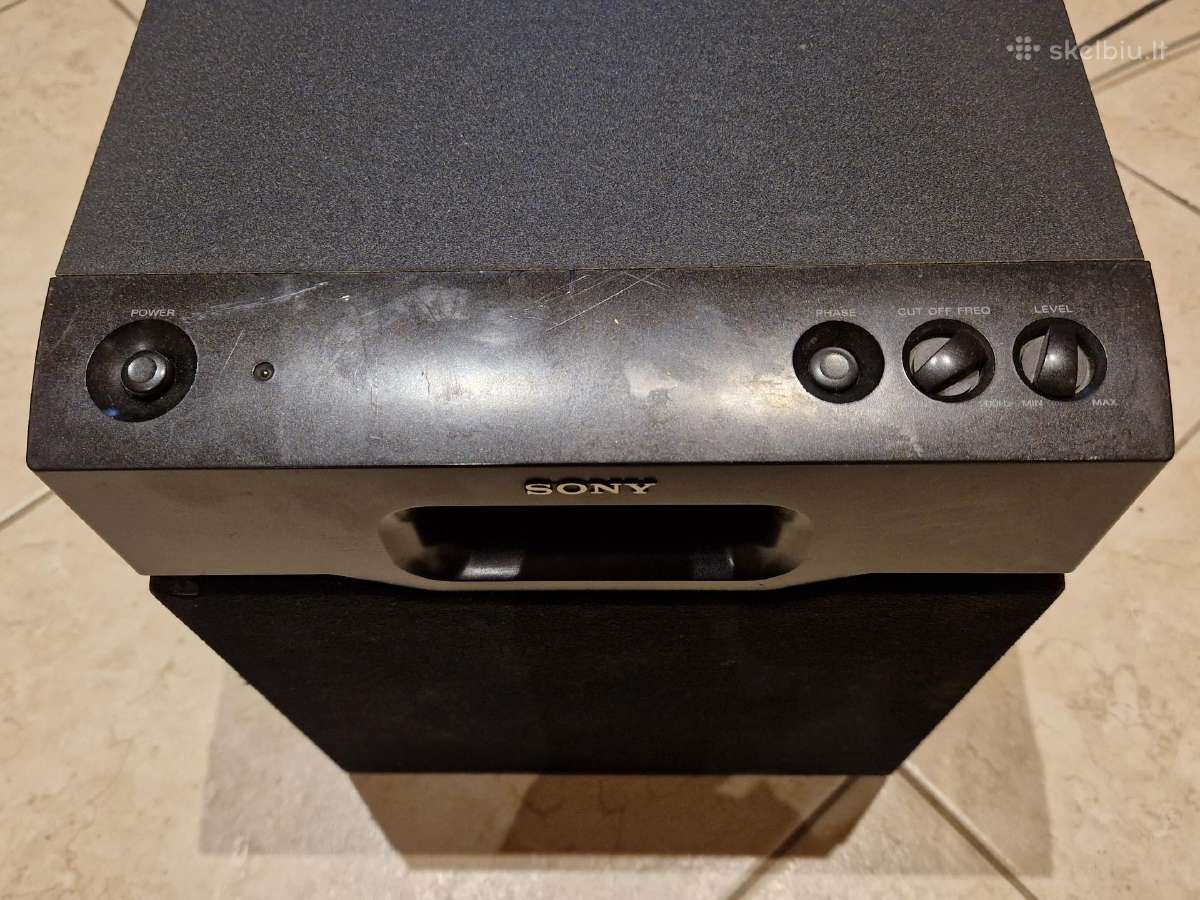 Sony subwooferis - nuotraukos Nr. 2