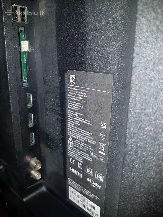 LED „Full HD Ambilight“ televizorius 32pfs6908/12 - nuotraukos Nr. 6