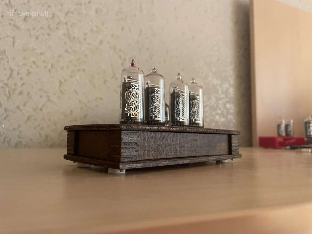 Nixie laikrodis su In-14 indikatorinėmis lempomis - nuotraukos Nr. 8