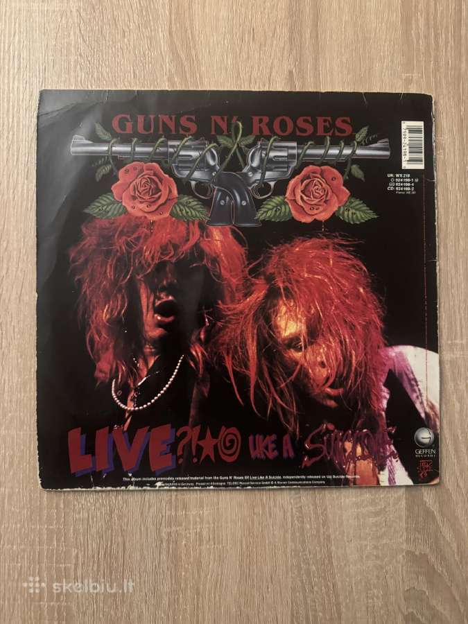 Guns N' Roses – G N' R Lies 1988 Lp vinyl - nuotraukos Nr. 2