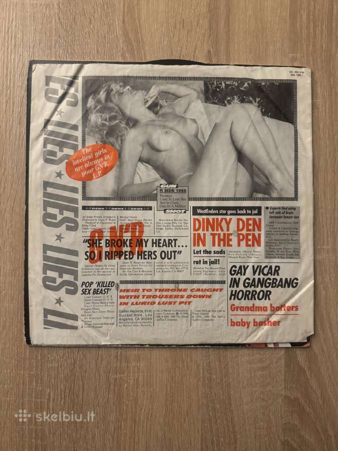 Guns N' Roses – G N' R Lies 1988 Lp vinyl - nuotraukos Nr. 3